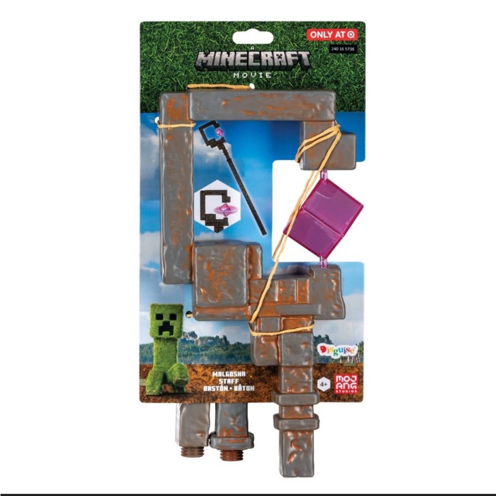 Disguise/Mojang Minecraft Movie Malgosha Staff Costume Hand Held Prop - Picture 14 of 14